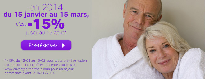 En 2014 du 15 janvier au 15 mars, c'est -15% jusqu'au 15 août.